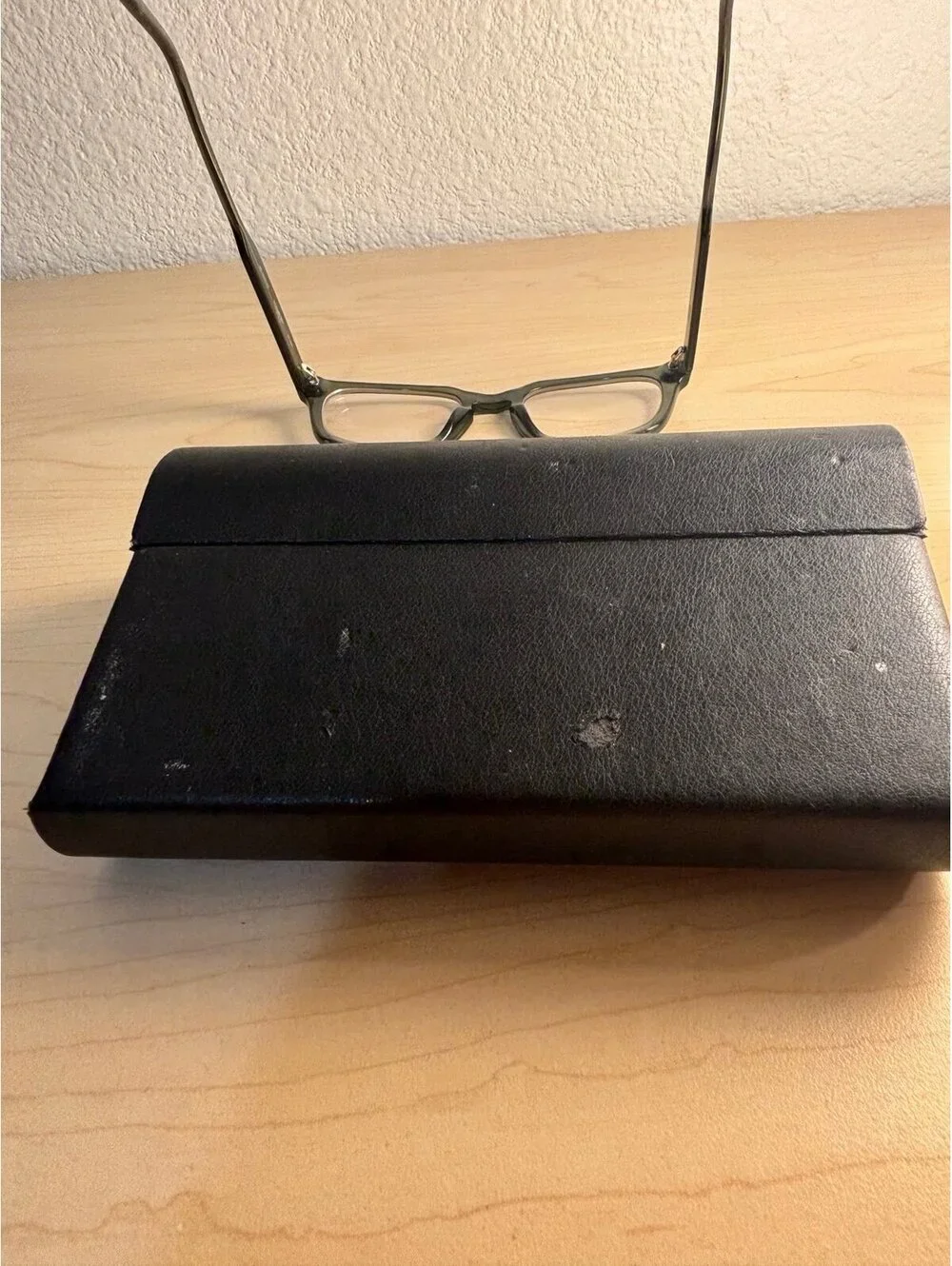MUSE eyeglass frames handmade Transparent green